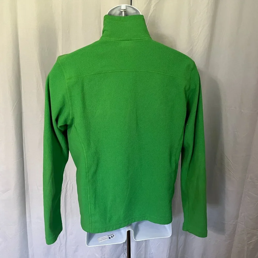 🧥 The North Face Men’s Lime Green & Gray 1/2 Zip Pullover Jacket S EUC ⛰️